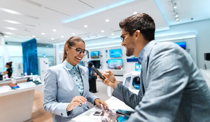 A customer is buying a refurbished phone in uk