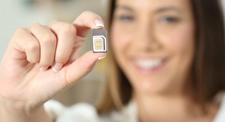 SIM card guide