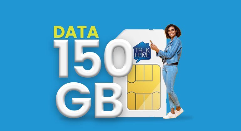 150GB of data