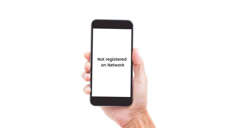 not registered on Network