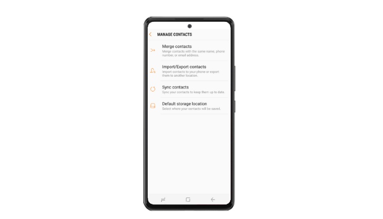 import contacts from android before changing sim card