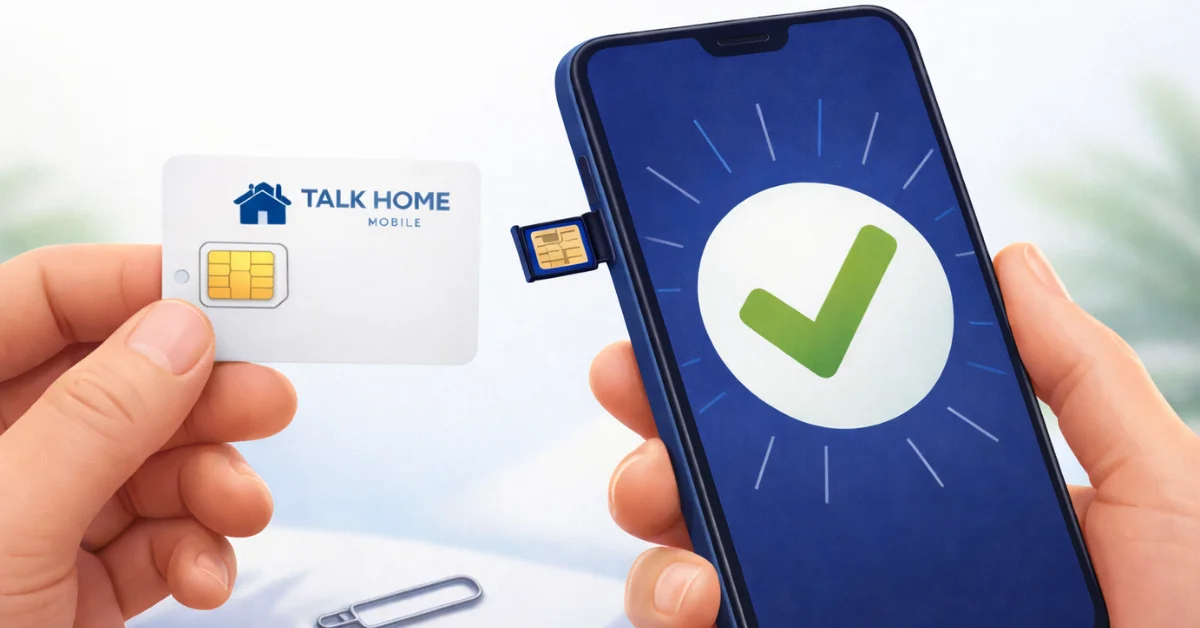activate talk home sim