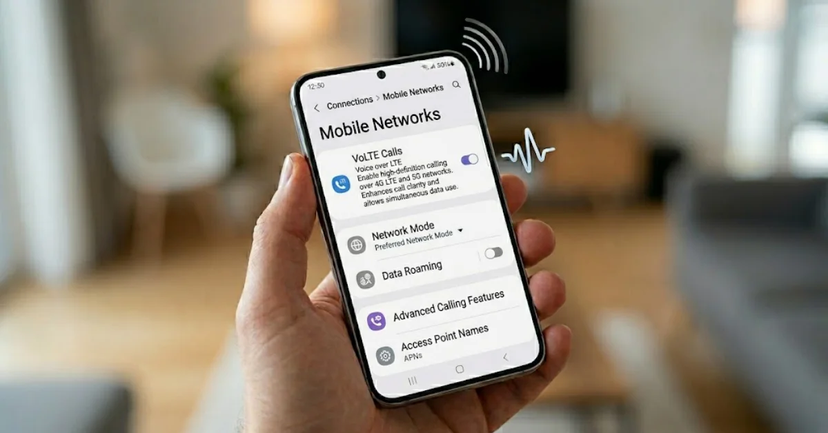 activate volte settings