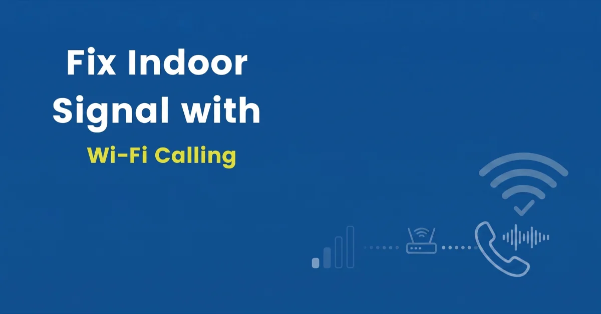 fix indoor signals with wi-fi caliing