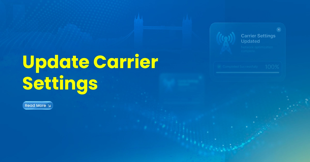 update carrier settings