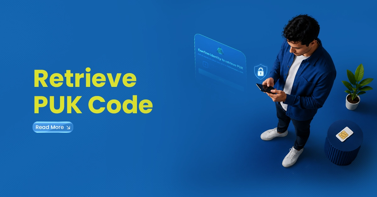 retrieve puk code