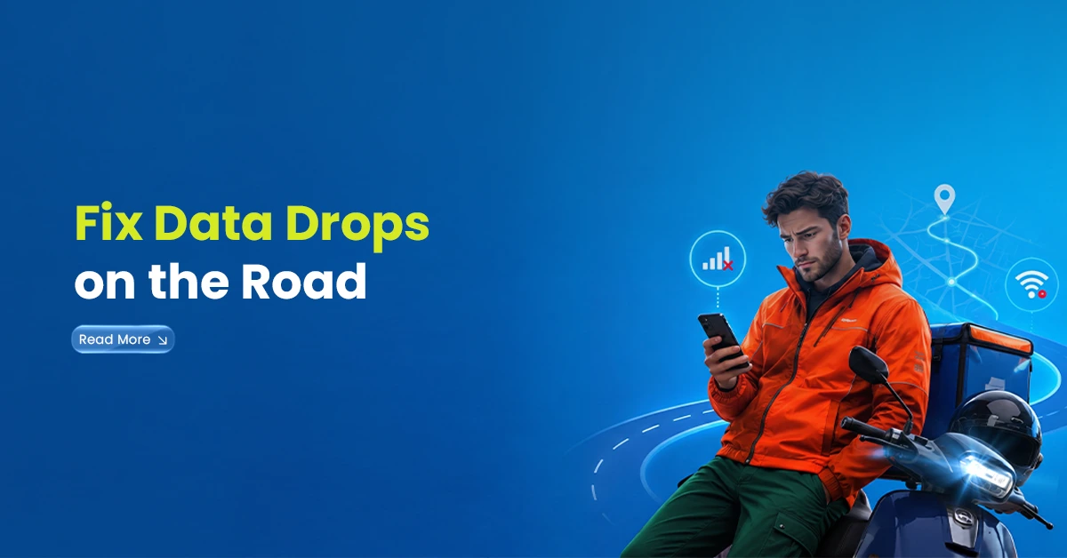 fix data drops on the road