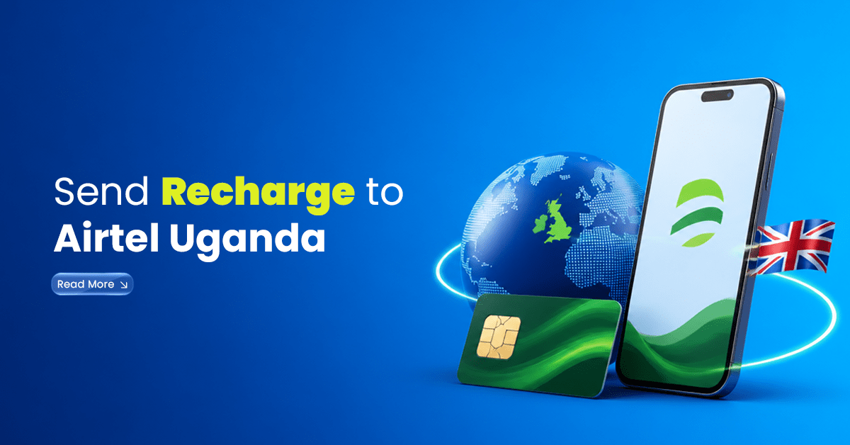 Smartphone with Teletalk Bangladesh top-up visuals, globe, Bangladesh map, SIM card, UK flag, and Big Ben showing recharge from the UK.