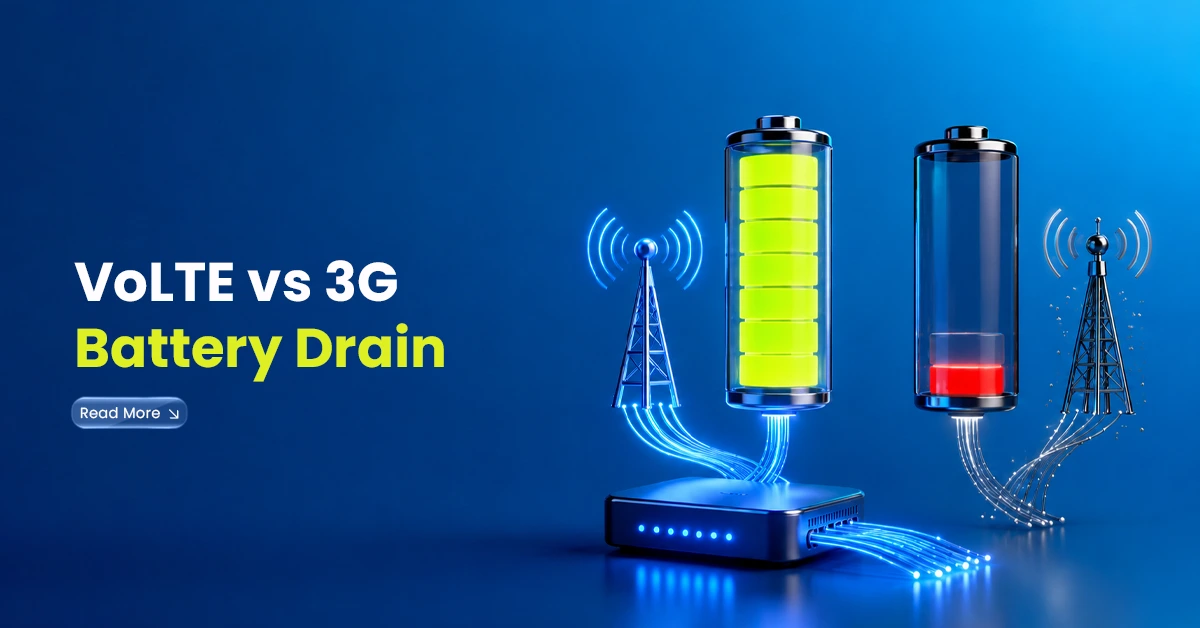 VoLTE vs 3G Battery Drain