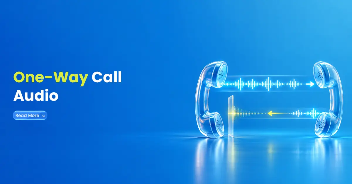 one-way call audio