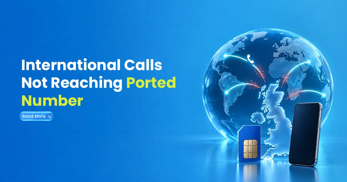 International Calls Not Reaching Ported Number