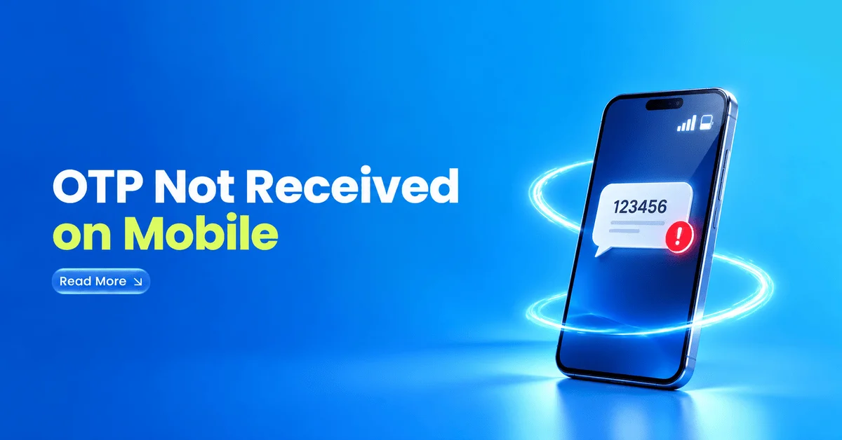 OTP Not Received Mobile Alert